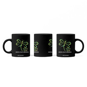 Mental Health Awarenes Coffee Mug Support Squad Green Ribbon TS14 Print Your Wear