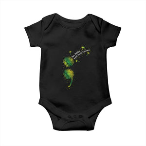 Mental Health Awarenes Baby Onesie Semicolon Dandelion You Matter TS14 Black Print Your Wear