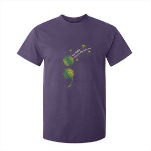 Mental Health Awarenes T Shirt For Kid Semicolon Dandelion You Matter TS14 Purple Print Your Wear