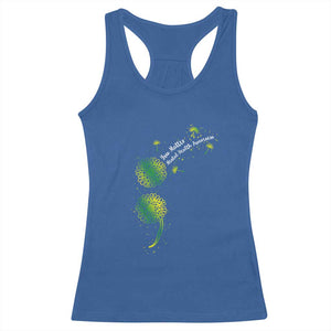 Mental Health Awarenes Racerback Tank Top Semicolon Dandelion You Matter TS14 Royal Blue Print Your Wear