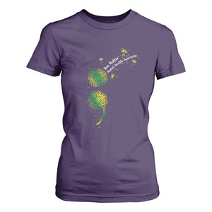 Mental Health Awarenes T Shirt For Women Semicolon Dandelion You Matter TS14 Purple Print Your Wear