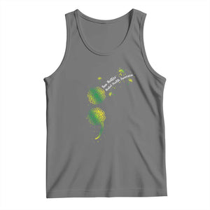 Mental Health Awarenes Tank Top Semicolon Dandelion You Matter TS14 Black Heather Print Your Wear