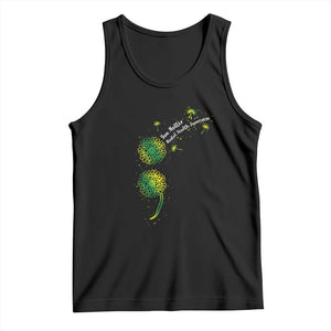 Mental Health Awarenes Tank Top Semicolon Dandelion You Matter TS14 Black Print Your Wear