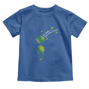 Mental Health Awarenes Toddler T Shirt Semicolon Dandelion You Matter TS14 Royal Blue Print Your Wear