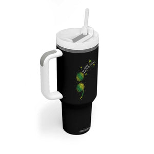 Mental Health Awarenes Tumbler With Handle Semicolon Dandelion You Matter TS14 Print Your Wear
