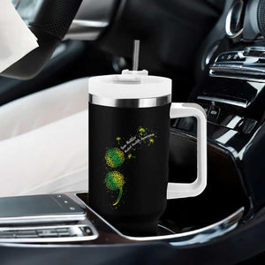 Mental Health Awarenes Tumbler With Handle Semicolon Dandelion You Matter TS14 Print Your Wear