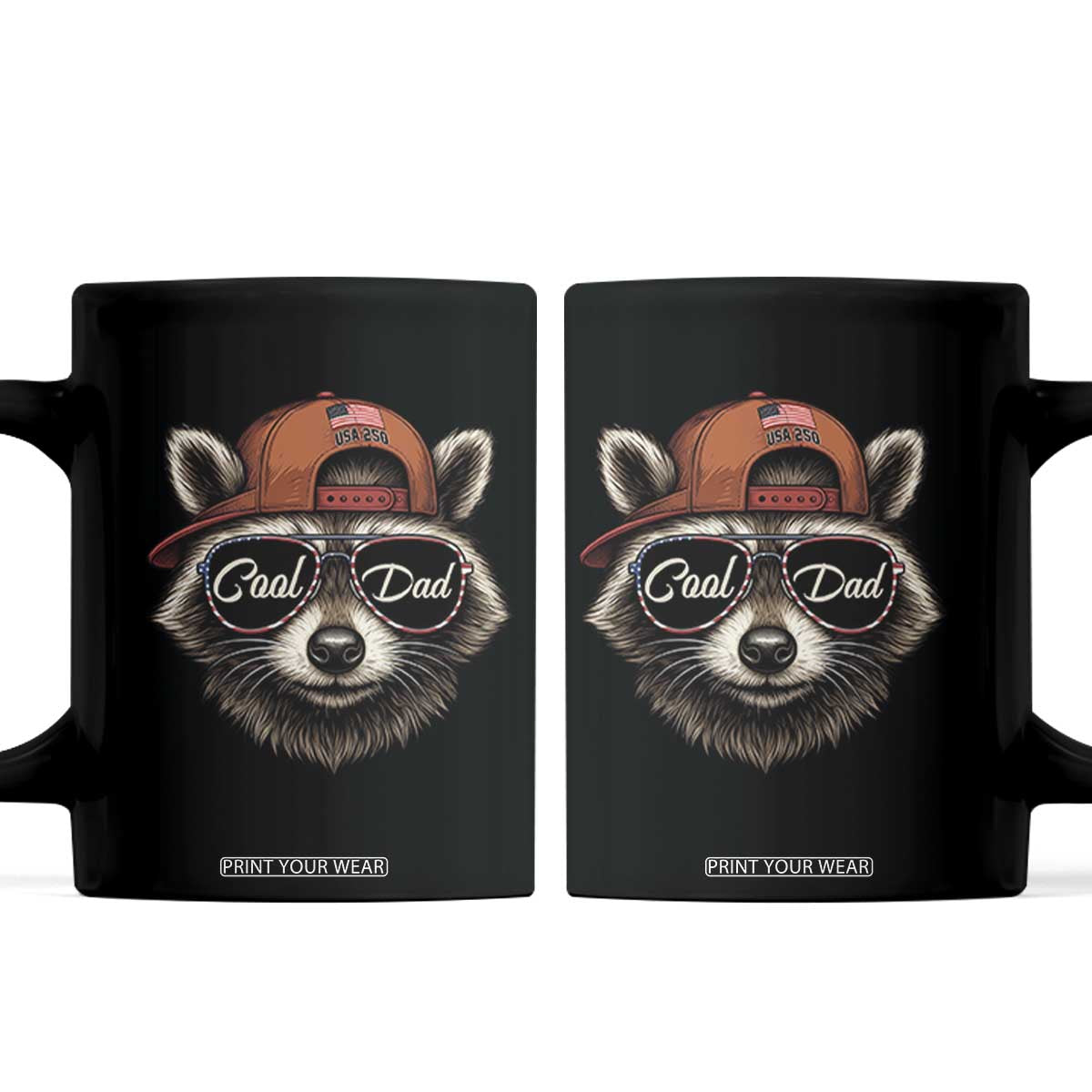 Cool Dad Coffee Mug Raccoon Daddy Father's Day Gift