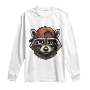 Cool Dad Long Sleeve Shirt Raccoon Daddy Father's Day Gift