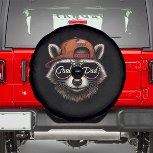 Cool Dad Spare Tire Cover Raccoon Daddy Father's Day Gift
