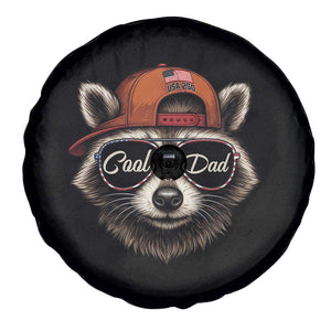 Cool Dad Spare Tire Cover Raccoon Daddy Father's Day Gift