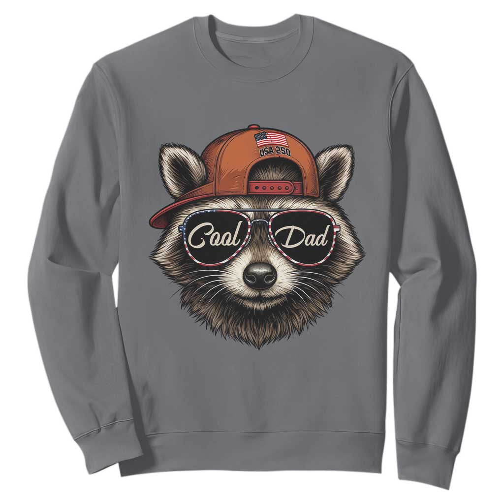 Cool Dad Sweatshirt Raccoon Daddy Father's Day Gift