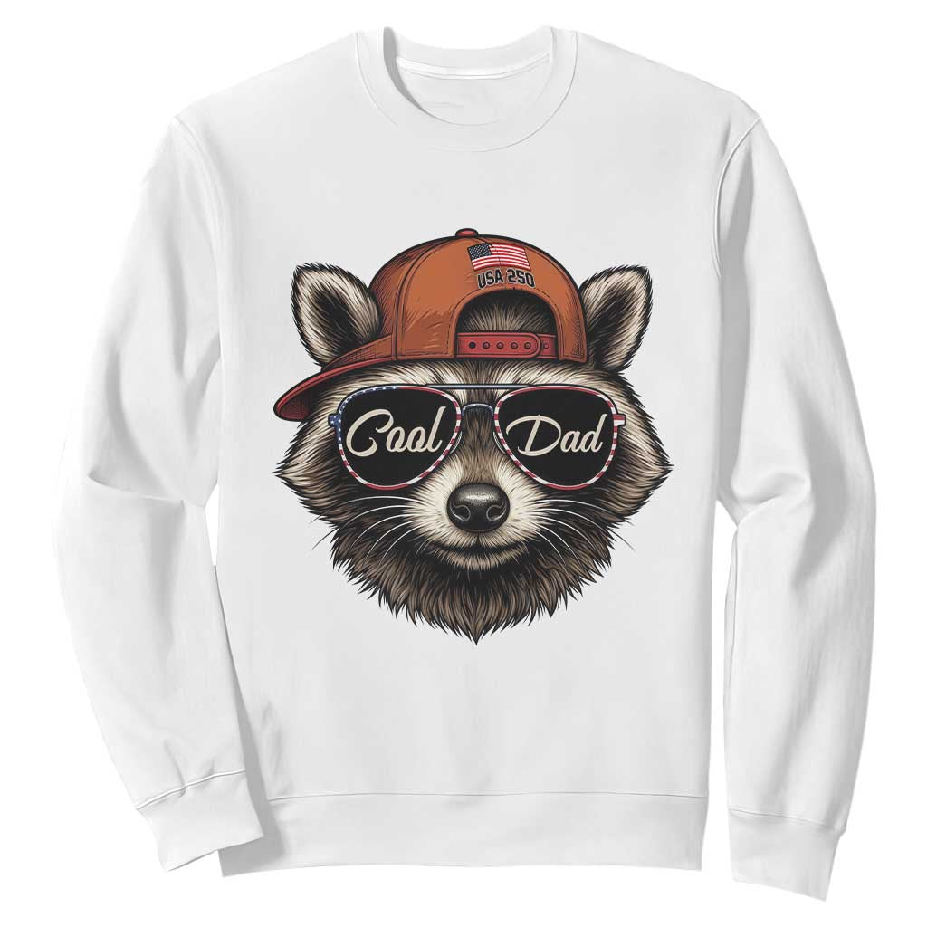 Cool Dad Sweatshirt Raccoon Daddy Father's Day Gift