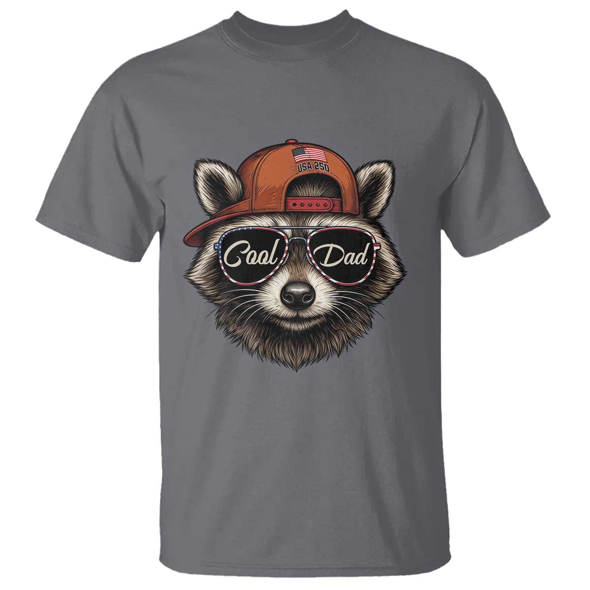 Cool Dad T Shirt Raccoon Daddy Father's Day Gift