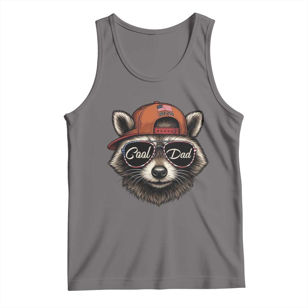 Cool Dad Tank Top Raccoon Daddy Father's Day Gift