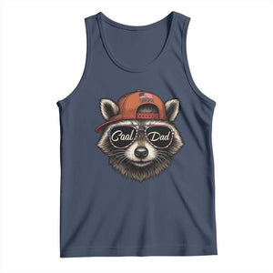 Cool Dad Tank Top Raccoon Daddy Father's Day Gift