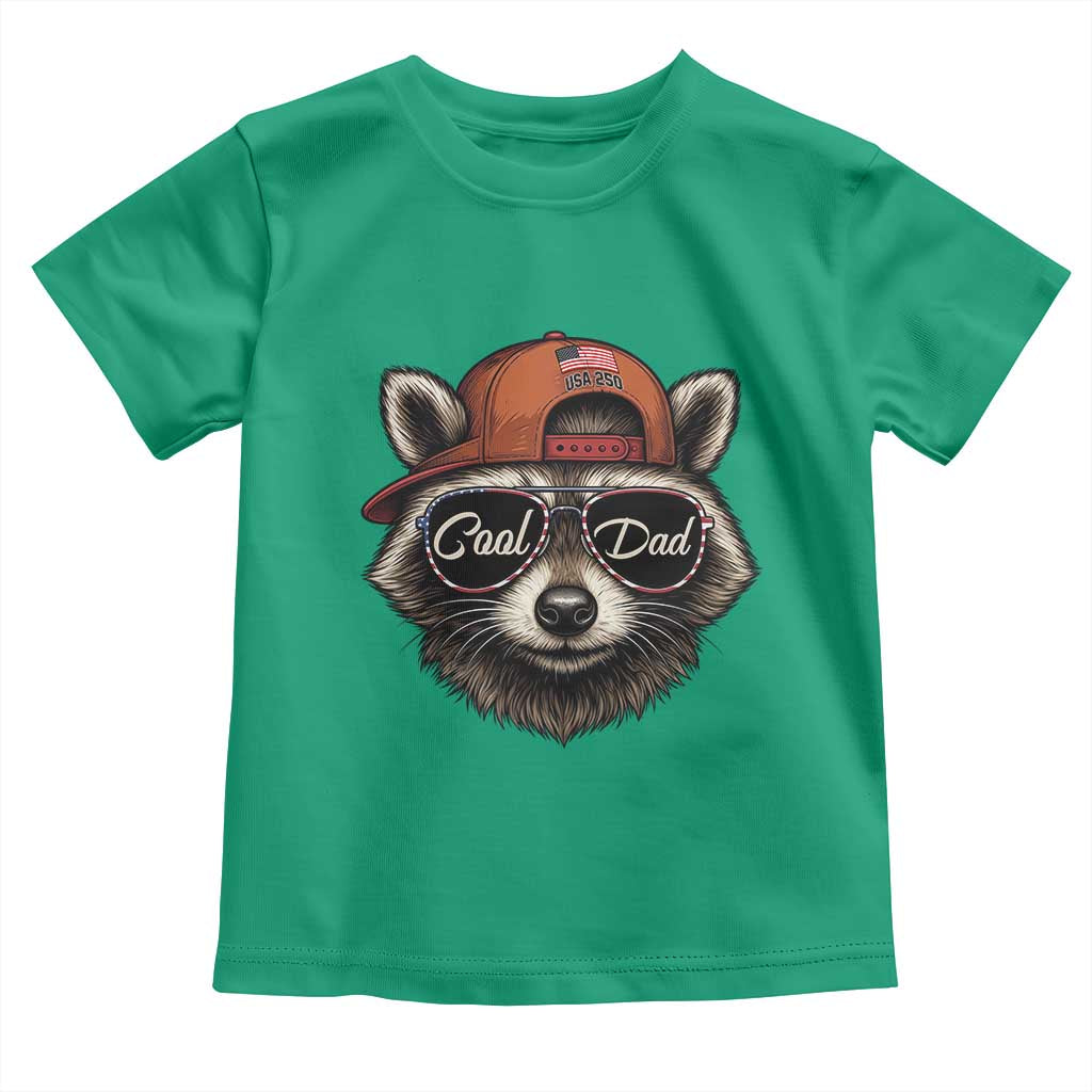 Cool Dad Toddler T Shirt Raccoon Daddy Father's Day Gift