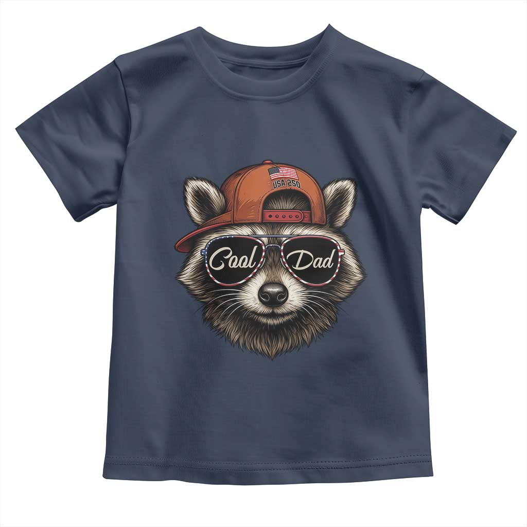 Cool Dad Toddler T Shirt Raccoon Daddy Father's Day Gift