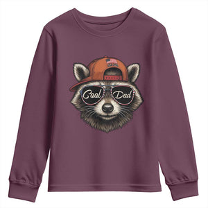 Cool Dad Youth Sweatshirt Raccoon Daddy Father's Day Gift