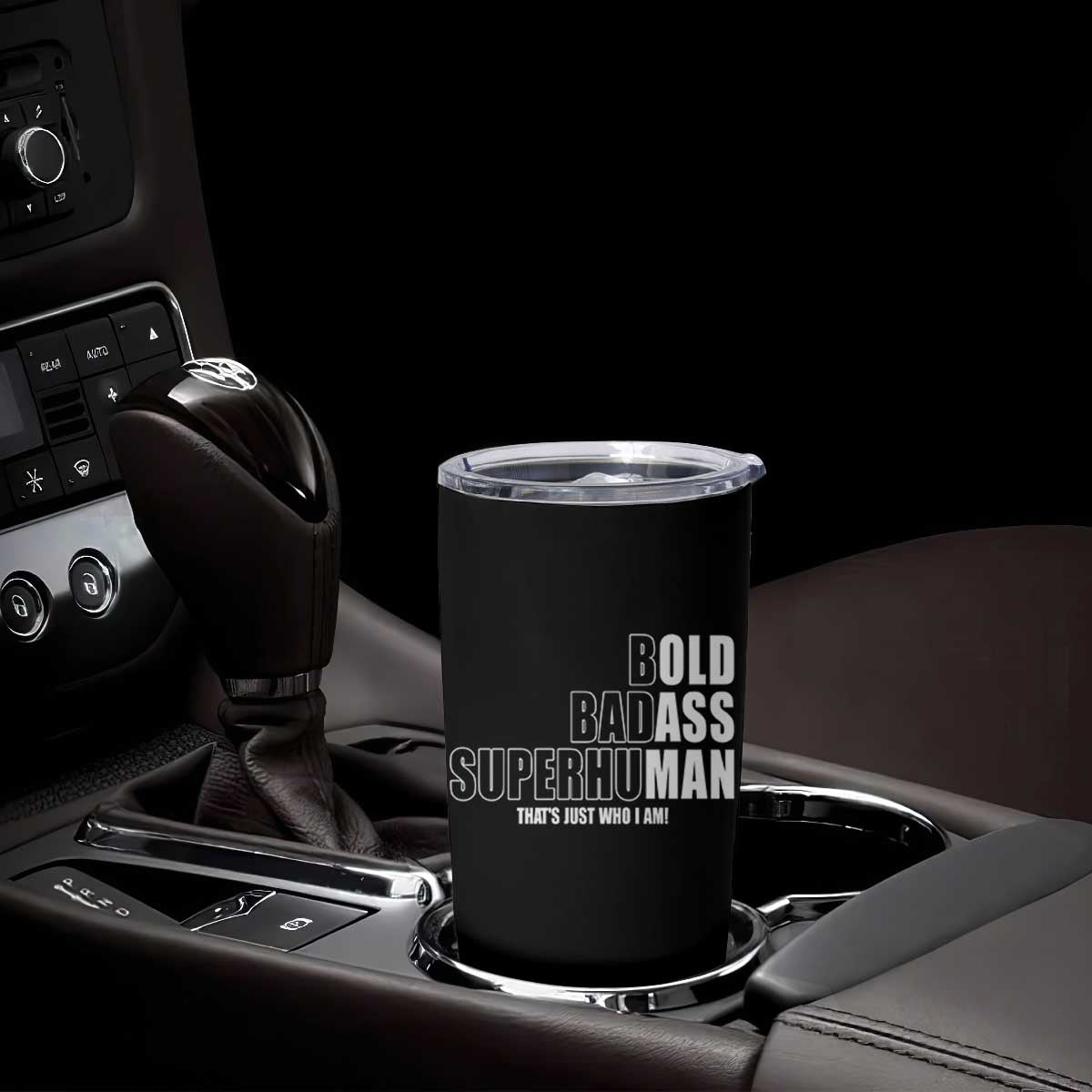 Bold Badass Superhuman Old Ass Man Tumbler Cup Funny Grandpa Dad Motivational Quote