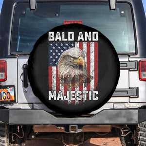 Bald and Majestic Bald Eagle 4th of July Spare Tire Cover Funny Dad Husband Grandpa Joke