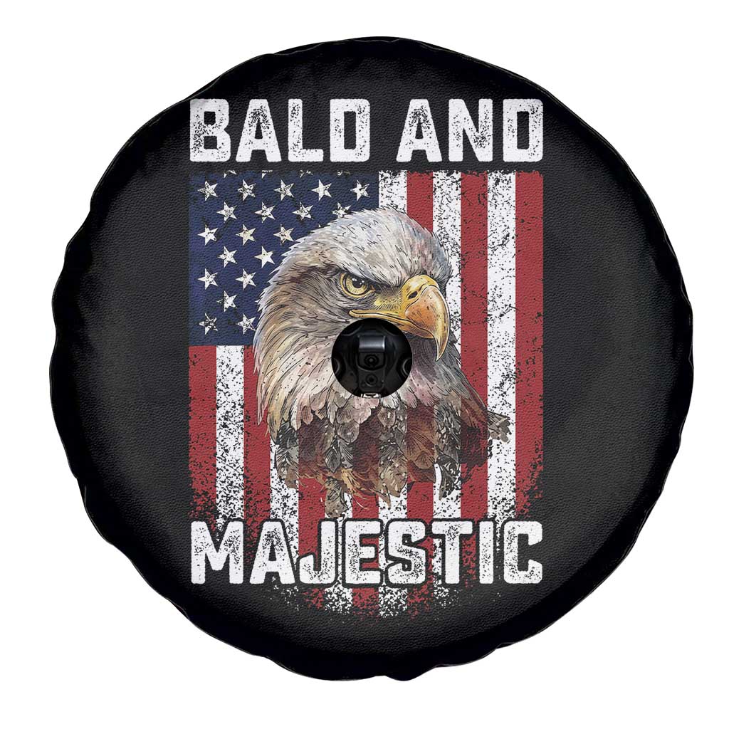 Bald and Majestic Bald Eagle 4th of July Spare Tire Cover Funny Dad Husband Grandpa Joke