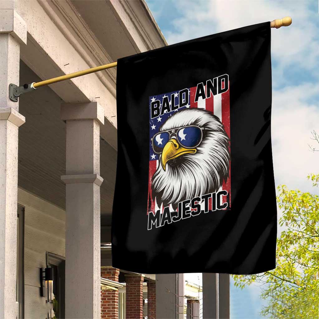 Bald and Majestic Garden Flag Patriotic Bald Eagle 4th Of July