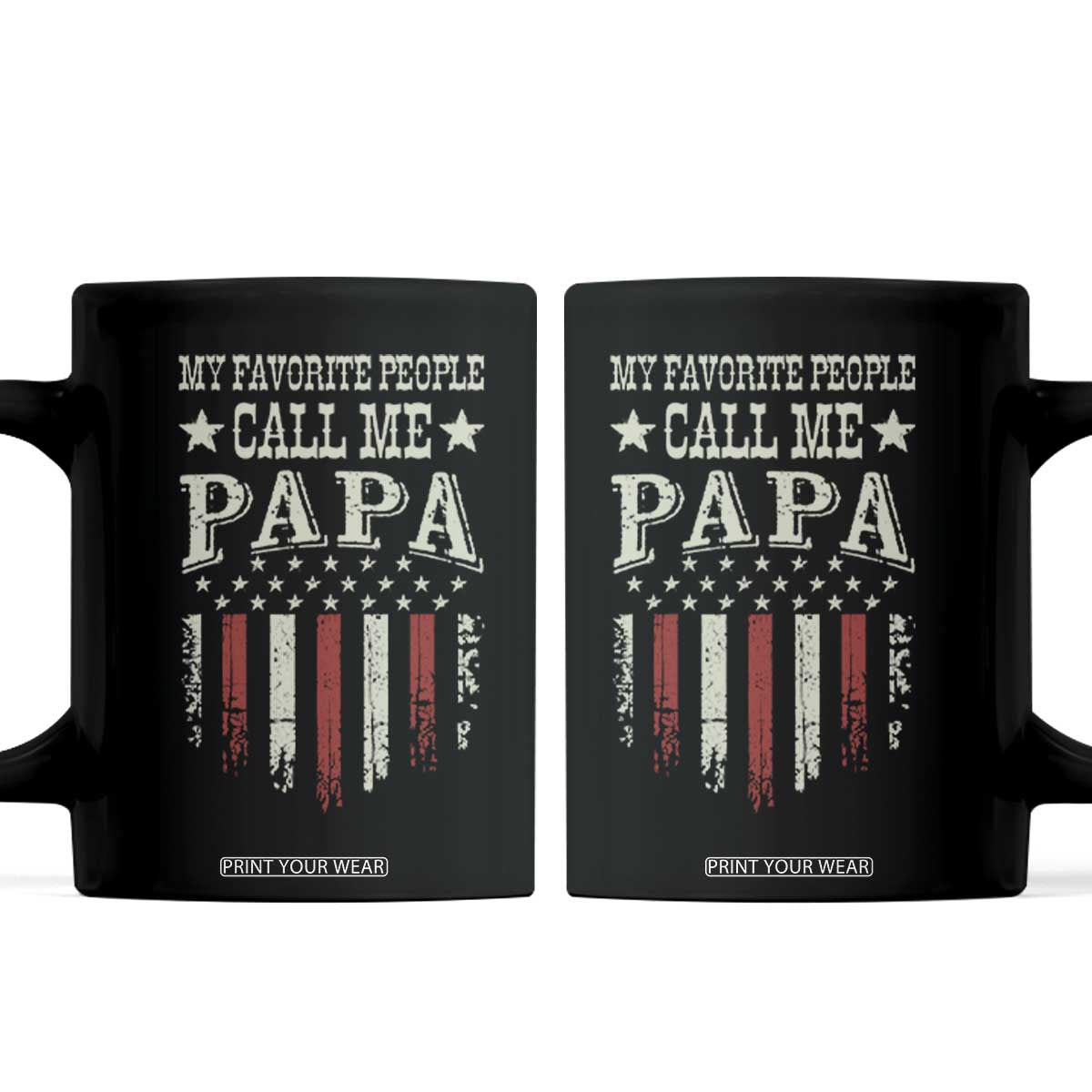 My Favorite People Call Me Papa Coffee Mug Funny Dad Fathers Day 4th Of July