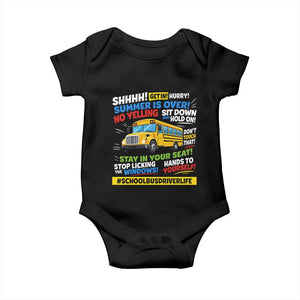 Funny School Bus Driver Life Baby Onesie Back to School Teacher Kids