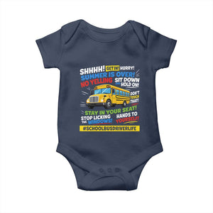 Funny School Bus Driver Life Baby Onesie Back to School Teacher Kids