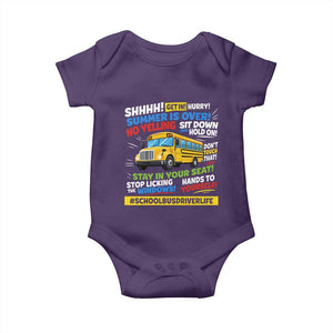 Funny School Bus Driver Life Baby Onesie Back to School Teacher Kids