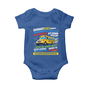 Funny School Bus Driver Life Baby Onesie Back to School Teacher Kids