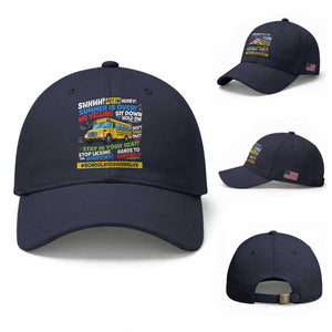 Funny School Bus Driver Life Baseball Cap Back to School Teacher Kids