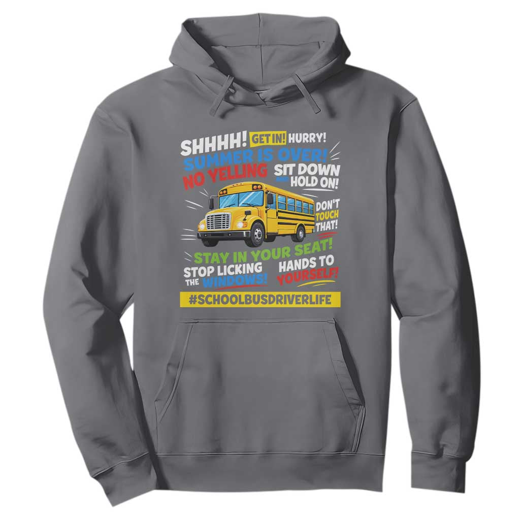 Funny School Bus Driver Life Hoodie Back to School Teacher Kids