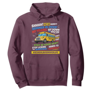 Funny School Bus Driver Life Hoodie Back to School Teacher Kids