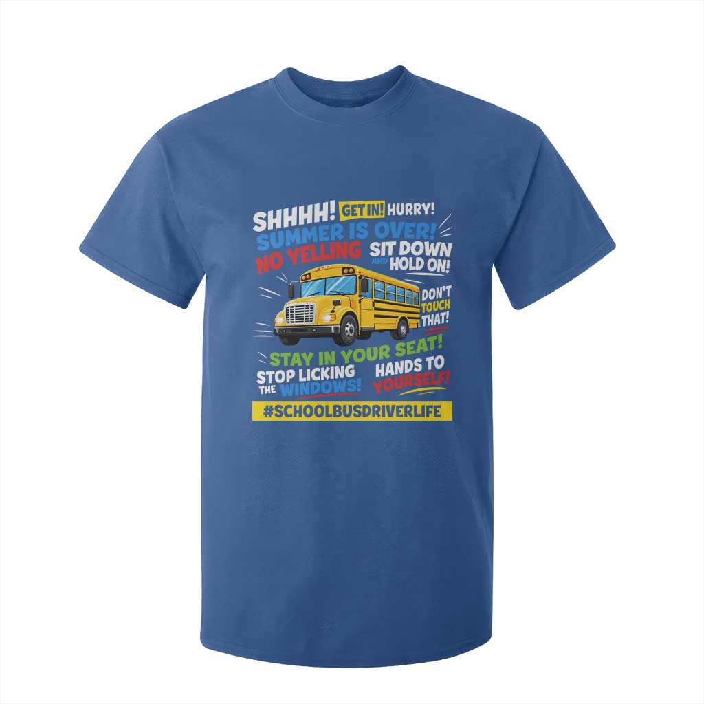 Funny School Bus Driver Life T Shirt For Kid Back to School Teacher Kids