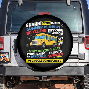 Funny School Bus Driver Life Spare Tire Cover Back to School Teacher Kids