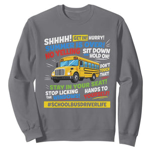 Funny School Bus Driver Life Sweatshirt Back to School Teacher Kids