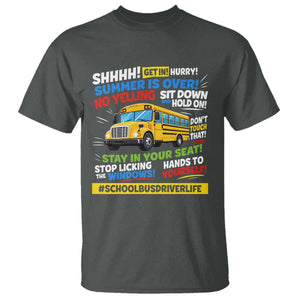 Funny School Bus Driver Life T Shirt Back to School Teacher Kids