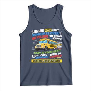 Funny School Bus Driver Life Tank Top Back to School Teacher Kids