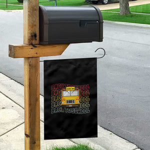 School Bus Driver Life Back to School Teacher Kids Garden Flag