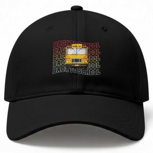 School Bus Driver Life Back to School Teacher Kids Baseball Cap