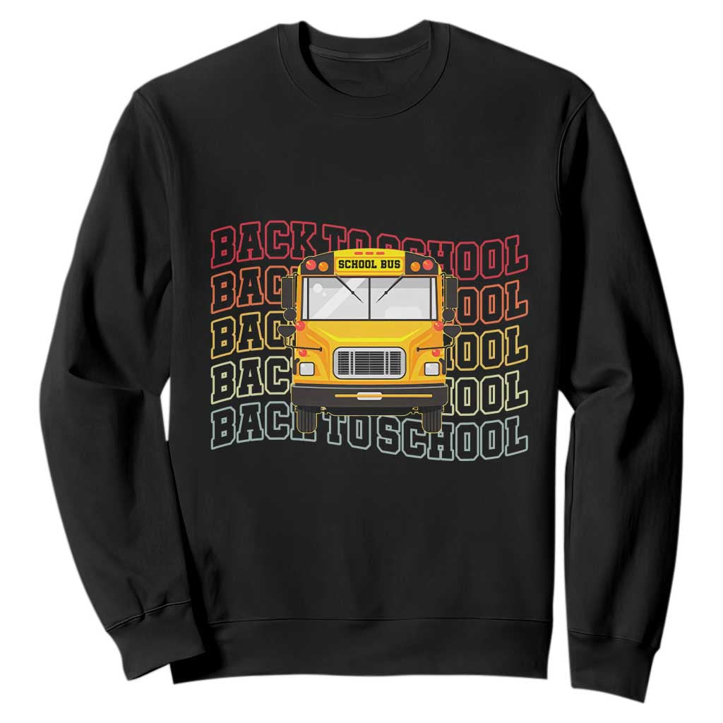 School Bus Driver Life Back to School Teacher Kids Sweatshirt