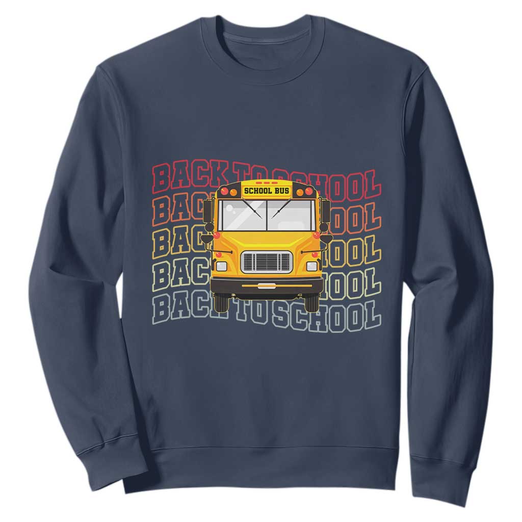 School Bus Driver Life Back to School Teacher Kids Sweatshirt