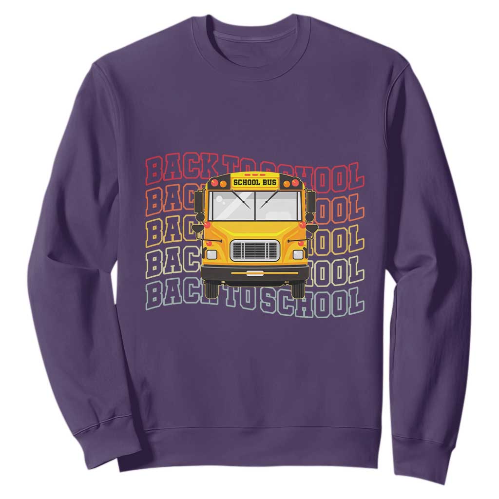 School Bus Driver Life Back to School Teacher Kids Sweatshirt