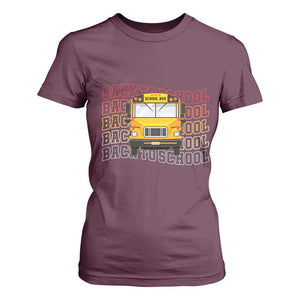 School Bus Driver Life Back to School Teacher Kids T Shirt For Women