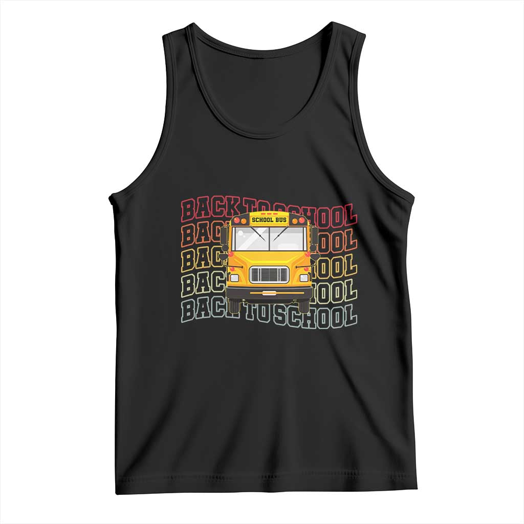 School Bus Driver Life Back to School Teacher Kids Tank Top