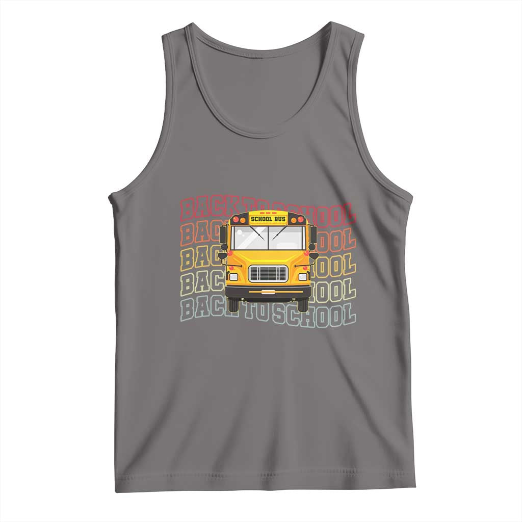 School Bus Driver Life Back to School Teacher Kids Tank Top