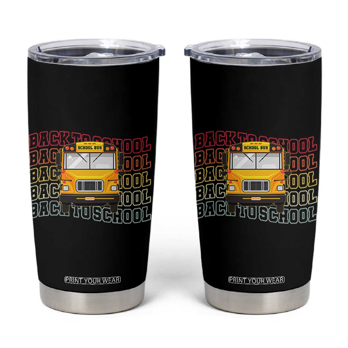 School Bus Driver Life Back to School Teacher Kids Tumbler Cup