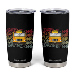 School Bus Driver Life Back to School Teacher Kids Tumbler Cup