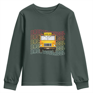 School Bus Driver Life Back to School Teacher Kids Youth Sweatshirt